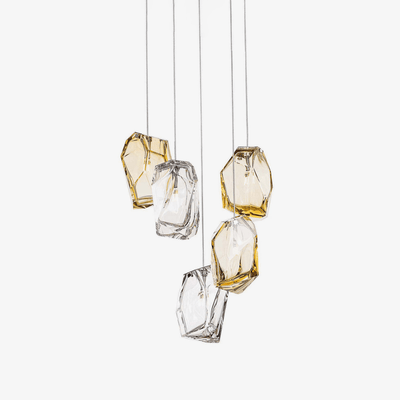 Crag Crystal Rock Cluster Pendant Light