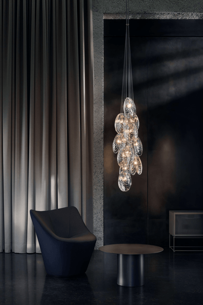 Thalassic Shell Architectural  Cluster Chandelier