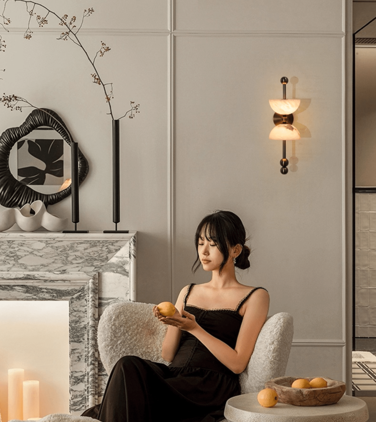 Seraphin Alabaster Wall Lamp