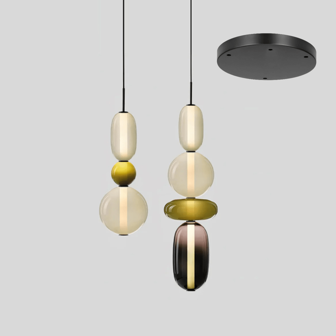 Lioraena Candied Glass Cluster Pendant Light