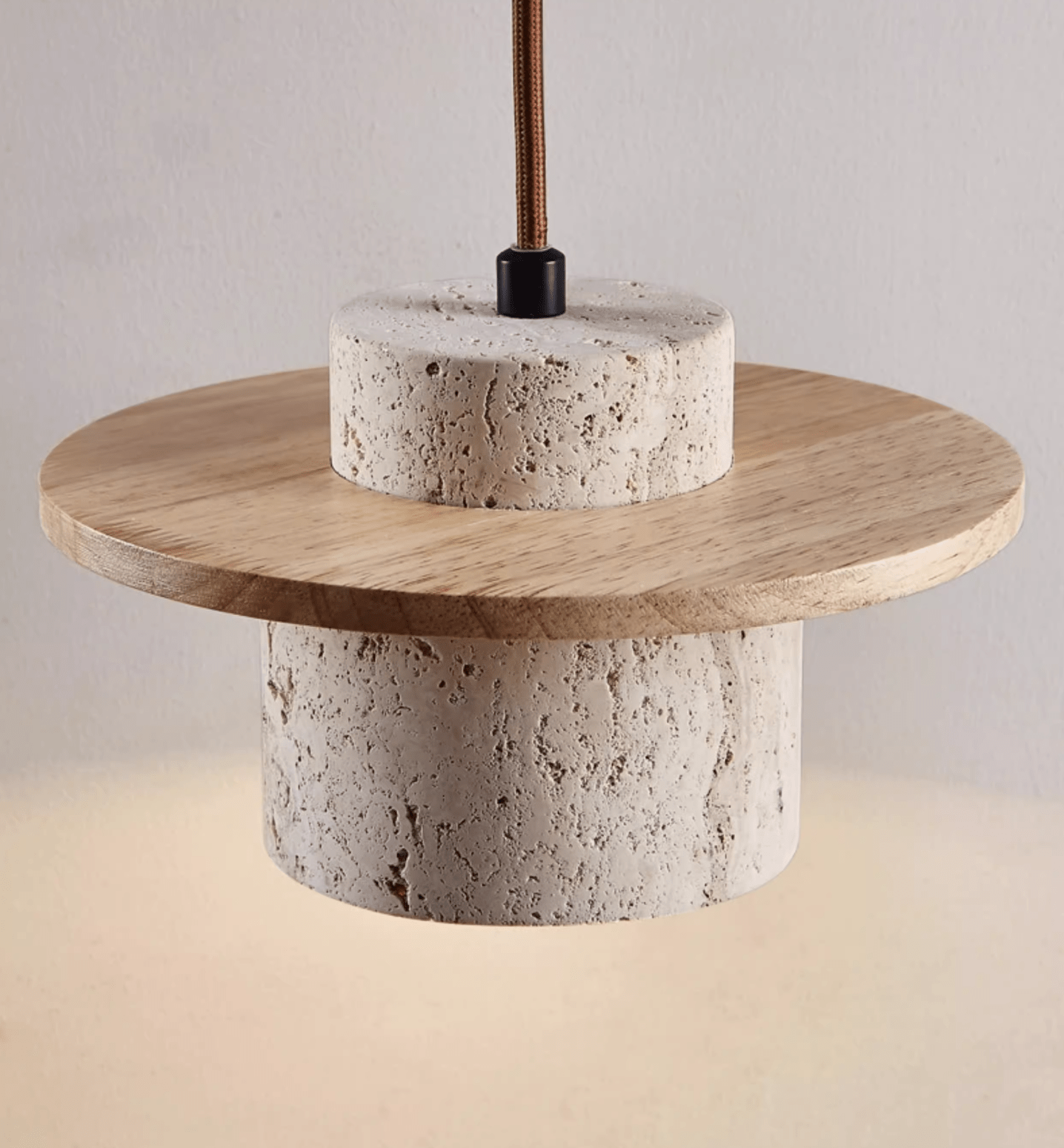 Neririse Cylindrical Stone Sconce