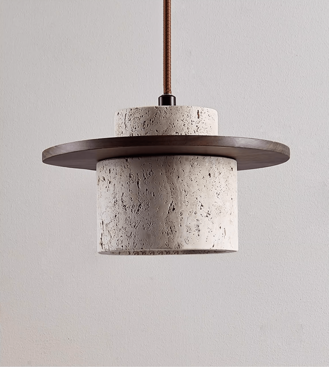 Neririse Cylindrical Stone Sconce