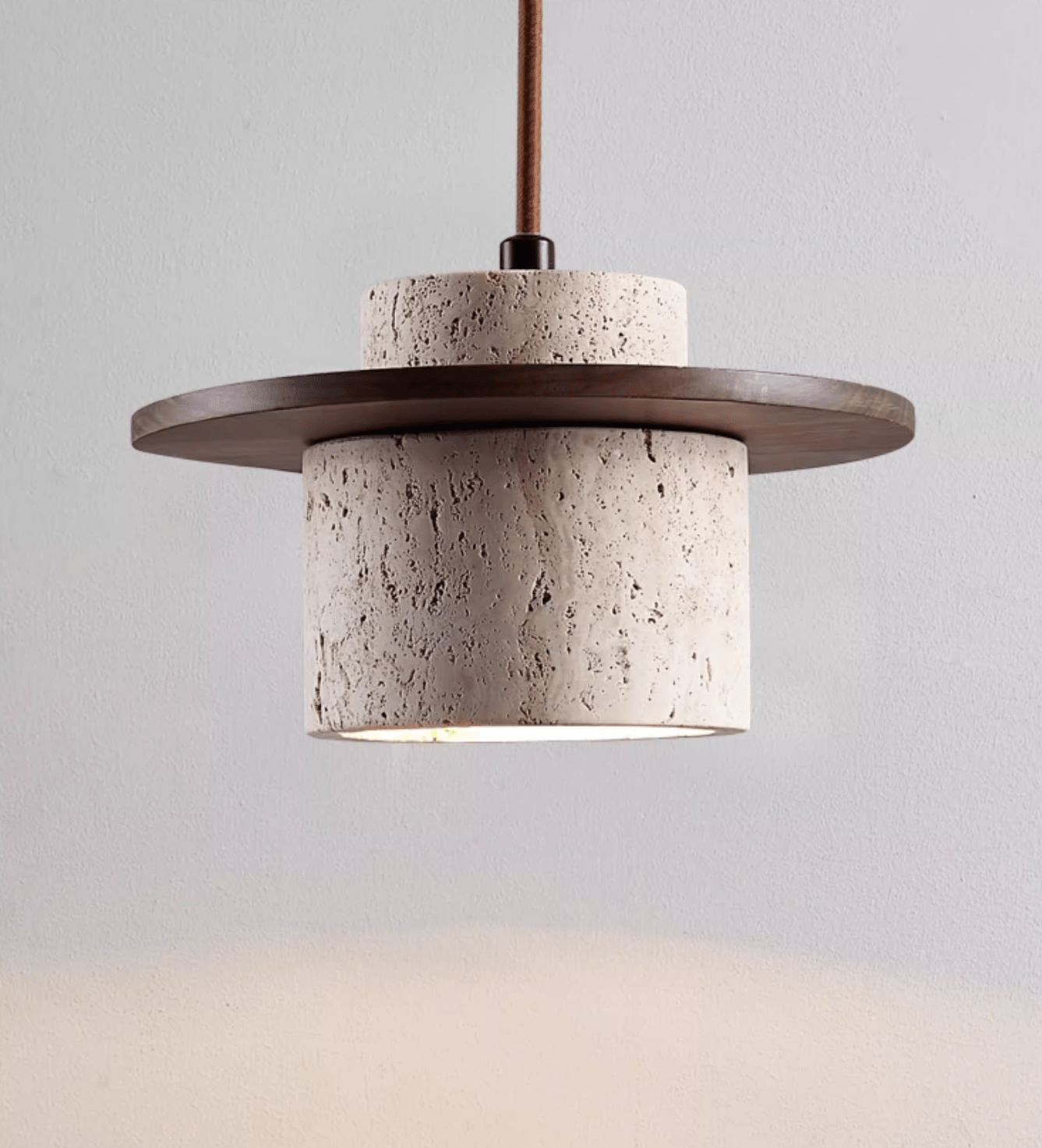 Neririse Cylindrical Stone Sconce
