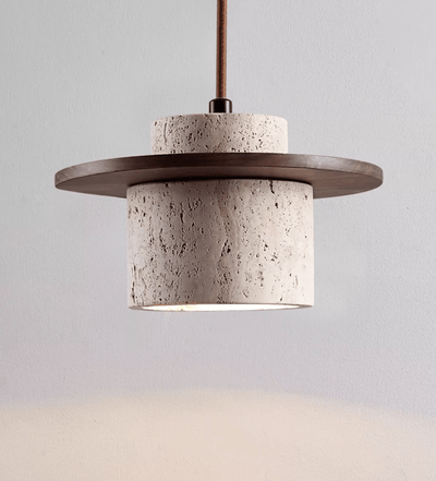 Neririse Cylindrical Stone Sconce