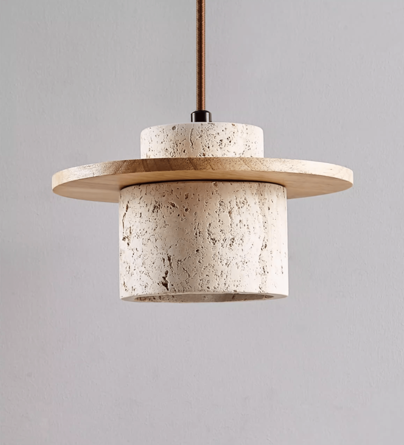 Neririse Cylindrical Stone Sconce