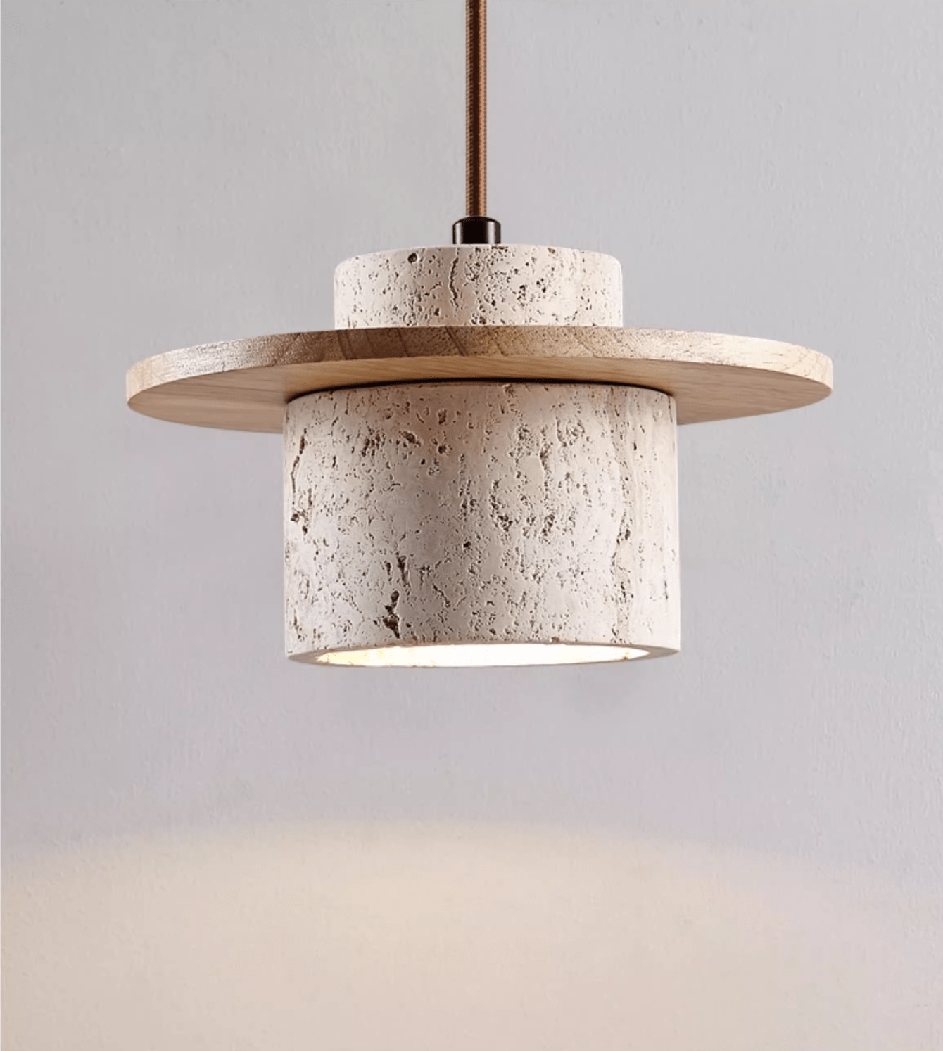 Neririse Cylindrical Stone Sconce