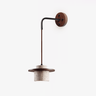 Neririse Cylindrical Stone Sconce