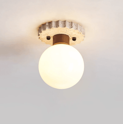 Terieel Cogstone Orb Ceiling Lamp
