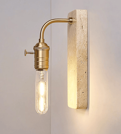 Alistair Industrial Stone Sconce