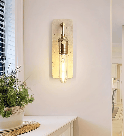 Alistair Industrial Stone Sconce
