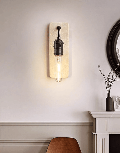 Alistair Industrial Stone Sconce