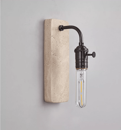 Alistair Industrial Stone Sconce