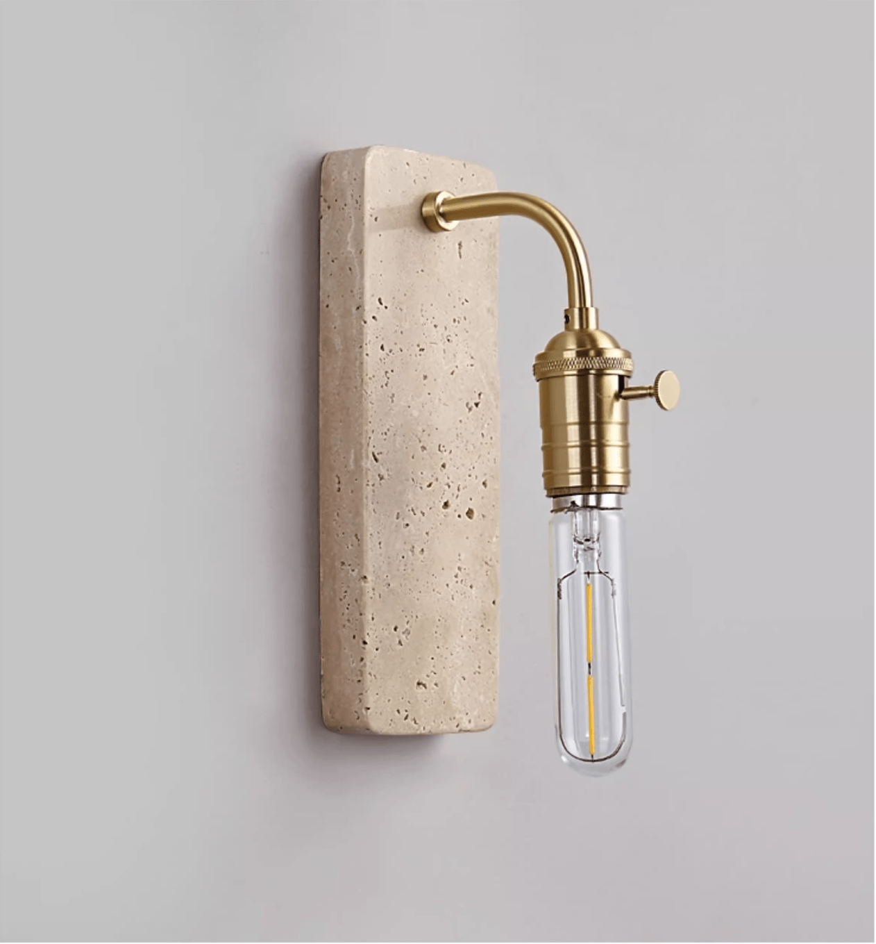 Alistair Industrial Stone Sconce