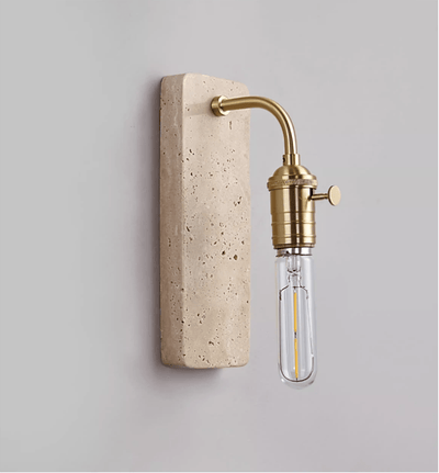 Alistair Industrial Stone Sconce