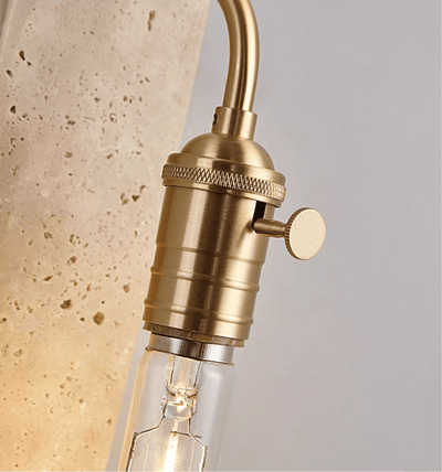 Alistair Industrial Stone Sconce