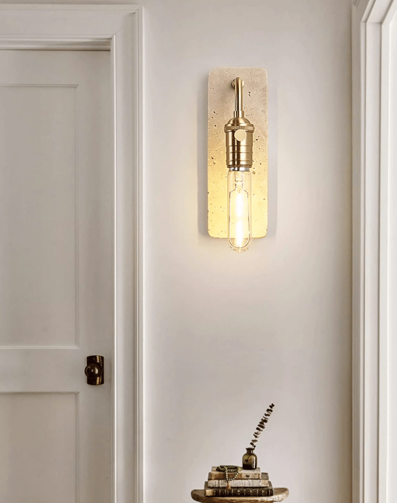 Alistair Industrial Stone Sconce