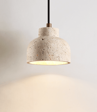Noraneria Travertine Bell Pendant Lamp