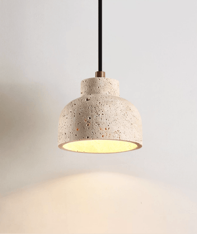 Noraneria Travertine Bell Pendant Lamp