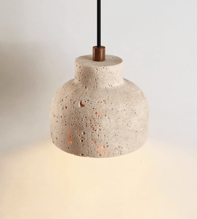 Noraneria Travertine Bell Pendant Lamp