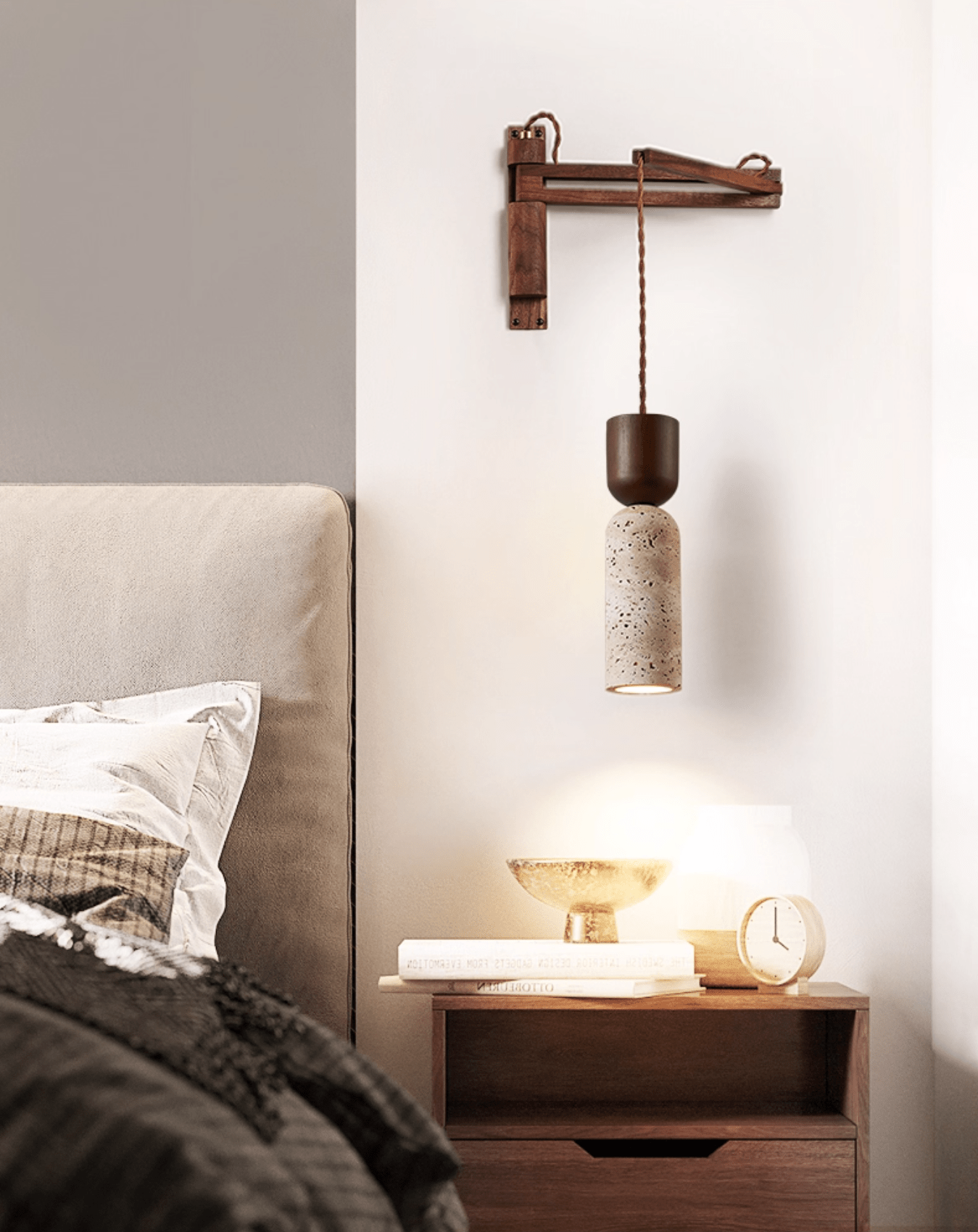 Lestemore Travertine Fusion Wall Sconce