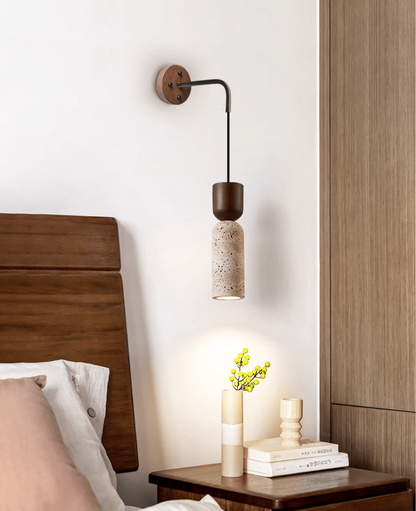 Lestemore Travertine Fusion Wall Sconce