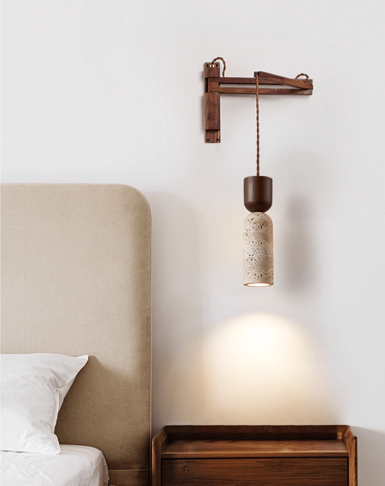 Lestemore Travertine Fusion Wall Sconce