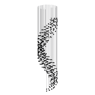 Elmsley Raw Crystal Chandelier