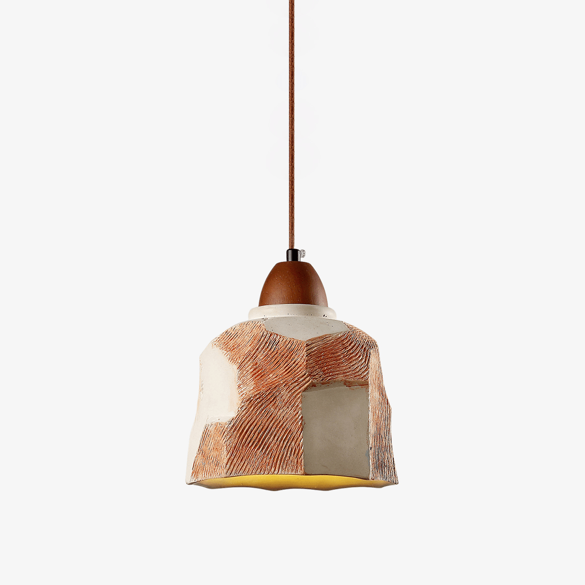 Caldreux Microcement Textured Pendant Light