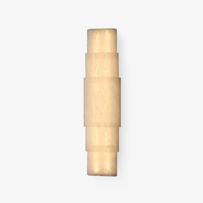 Dornette Tiered Alabaster Column Sconce