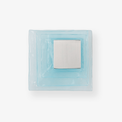 Cleo Glass Water Cube Cascade Sconce