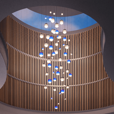 Chromia Orb Cluster Pendant Light