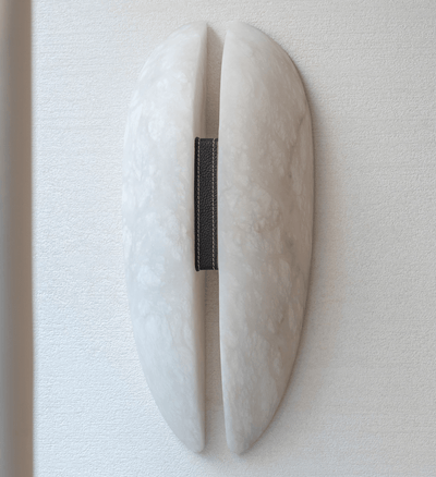 Albeora Alabaster Veil Wall Sconce