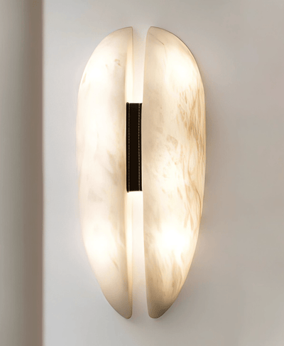 Albeora Alabaster Veil Wall Sconce