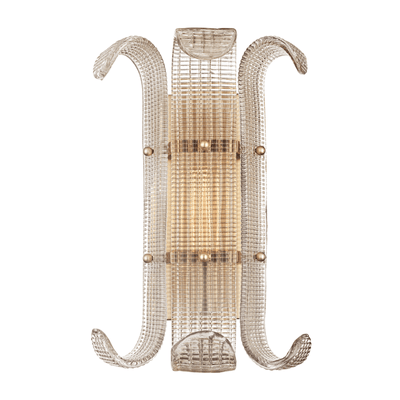 Dara Luxurious Champagne Glass Brasher Wall Lamp