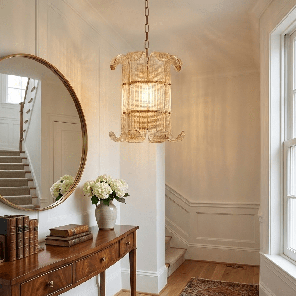 Rhea Luxurious Small Champagne Glass Brasher Chandelier