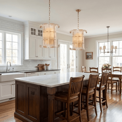 Rhea Luxurious Small Champagne Glass Brasher Chandelier