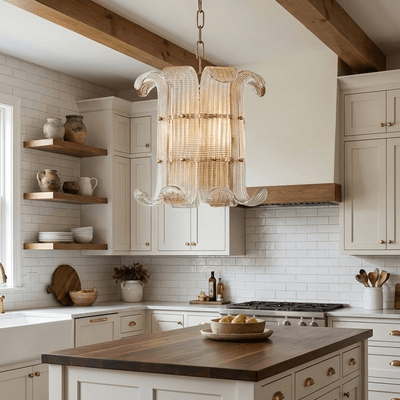 Rhea Luxurious Small Champagne Glass Brasher Chandelier