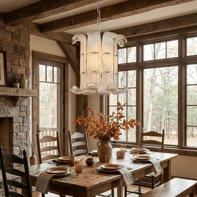 Rhea Luxurious Small Champagne Glass Brasher Chandelier