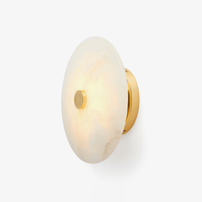 Ines Eterna Modern White Alabaster Wall Lamp