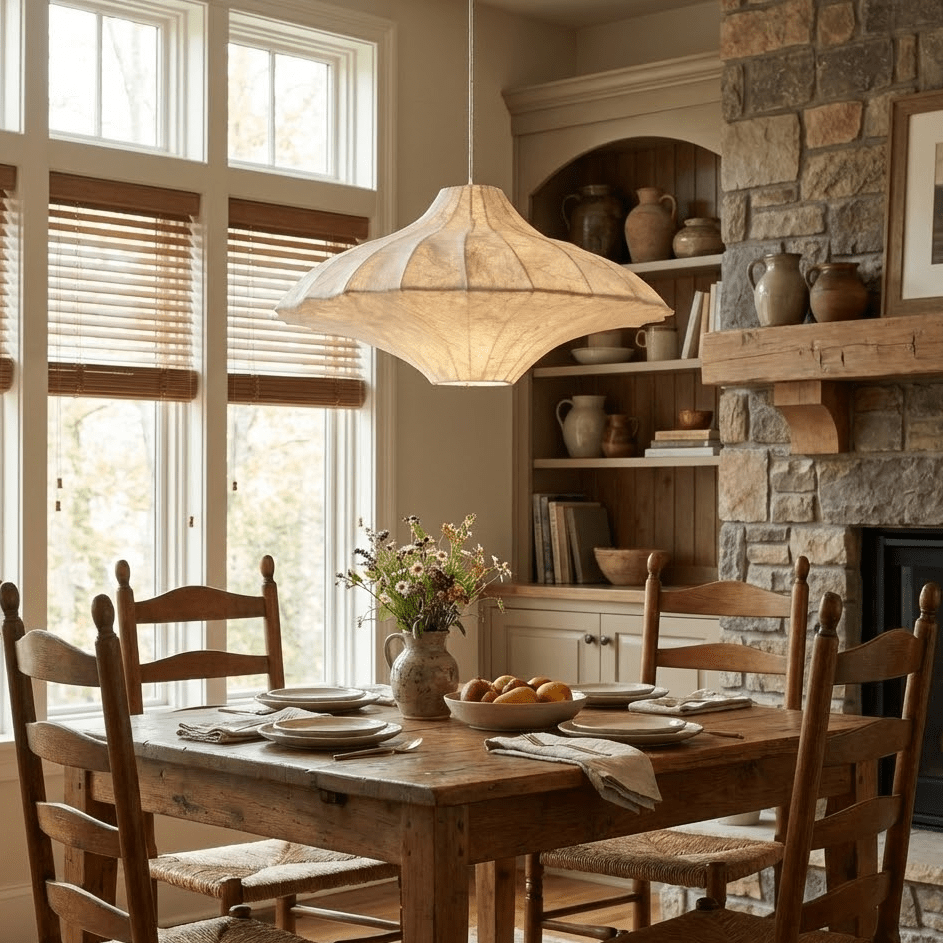 Aurielle Silk Pavilion Pendant Lamp