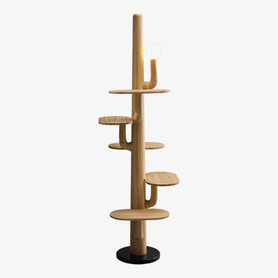 Rymb Wood Tree Floor Lamp
