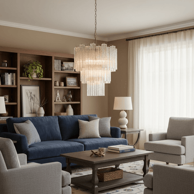 Vins Glass Elegent Chandelier