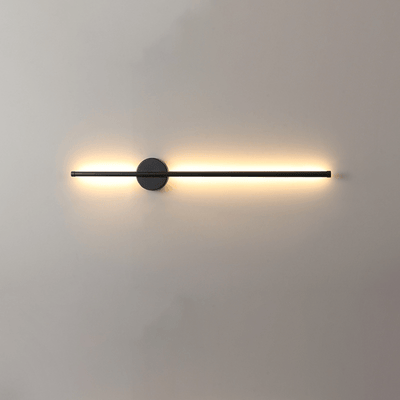 Fral Black Sleek Cordless Rechargeable Wall Lamp
