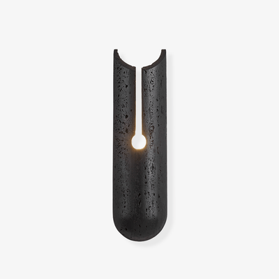 Elraeila Split Black Travertine Wall Light