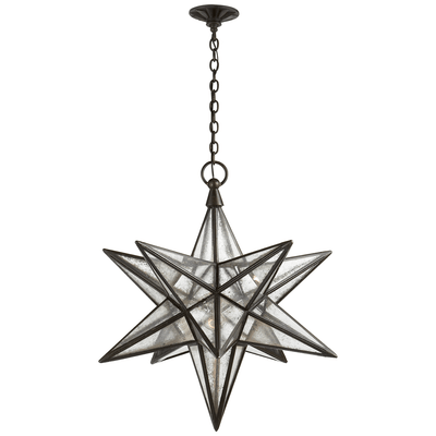 Sotr Elegant Glass Star Chandelier