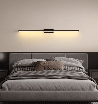 Qirma Black Slim Linear Minimalist Wall Lamp