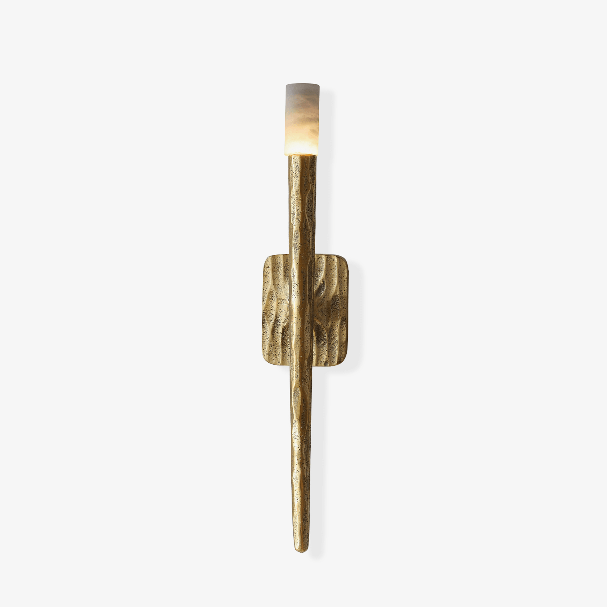 Julius Alabaster Cylindrical Minimalist Wall Lamp