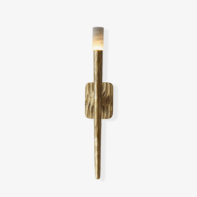 Julius Alabaster Cylindrical Minimalist Wall Lamp