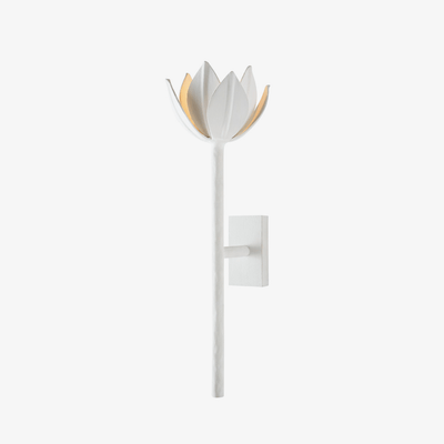 Clira Brass Lotus Bloom Wall Lamp
