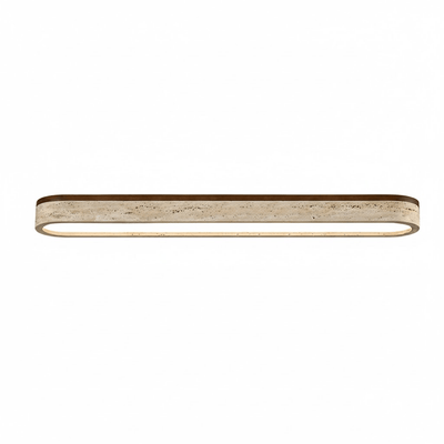 Kirbe Yellow Travertine Linear Ceiling Light